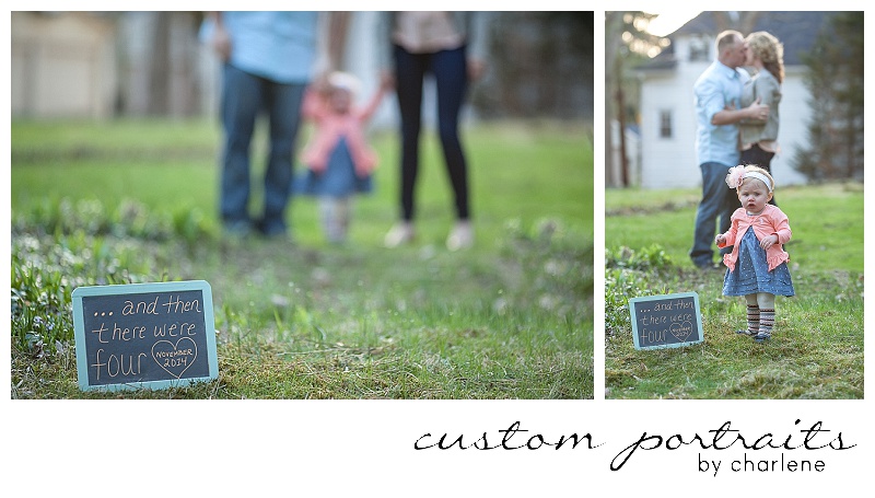 PITTSBURGH FAMILY PHOTOGRAPHER SECOND BABY ANNOUNCEMENT BIG SISTER ANNOUNCEMENT (1)