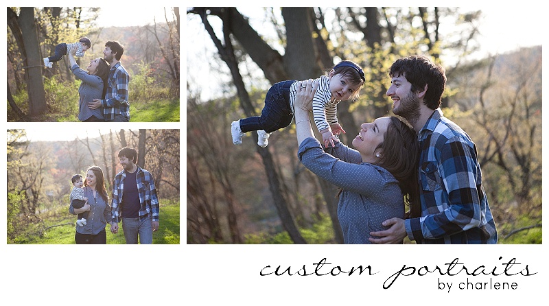 six month old six months photos family session with dog pittsburgh family photographer (16)