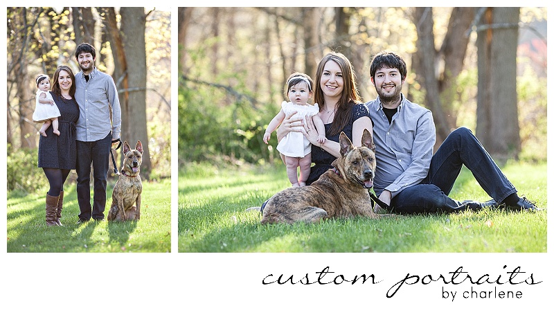 six month old six months photos family session with dog pittsburgh family photographer (5)