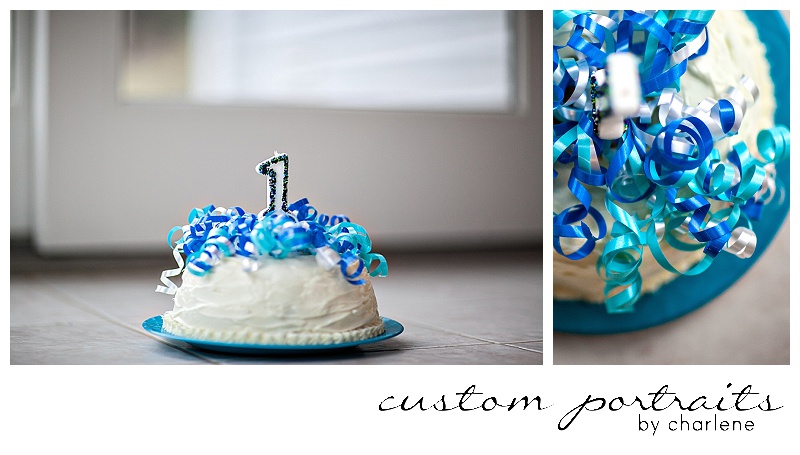 pittsburgh baby photographer first birthday cake smash session hopewell township boy first birthday 1st bday balloons cake gingham green blue (4)