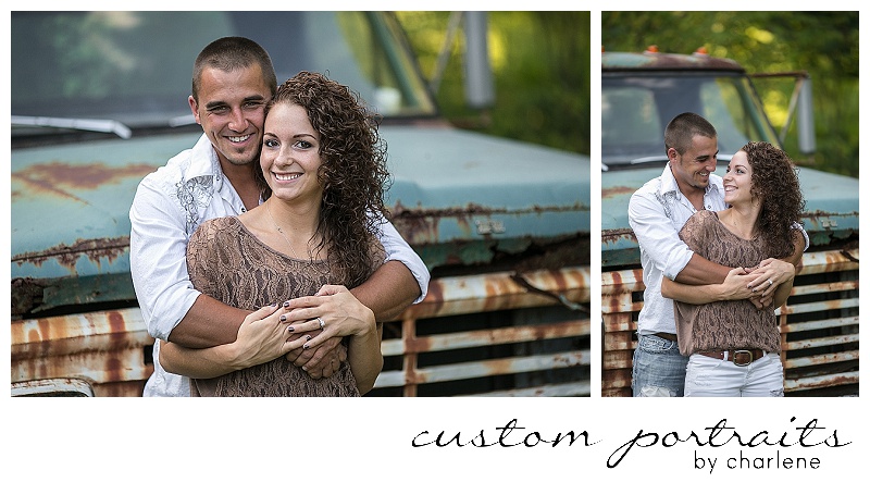 rustic engagement session vintage antique pickup truck couples pose ideas engagement session posing pittsburgh wedding photographer (2)