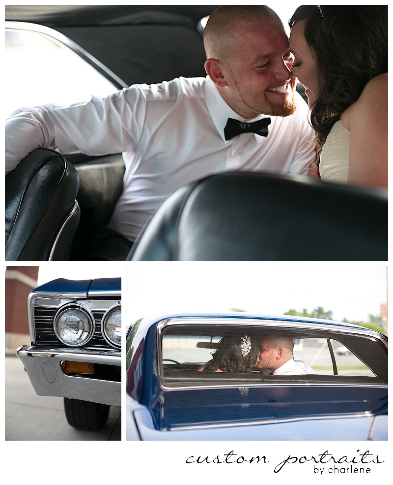 hicksville ohio wedding pittsburgh wedding photographer chevelle bride and groom portraits classic car wedding poses (12)