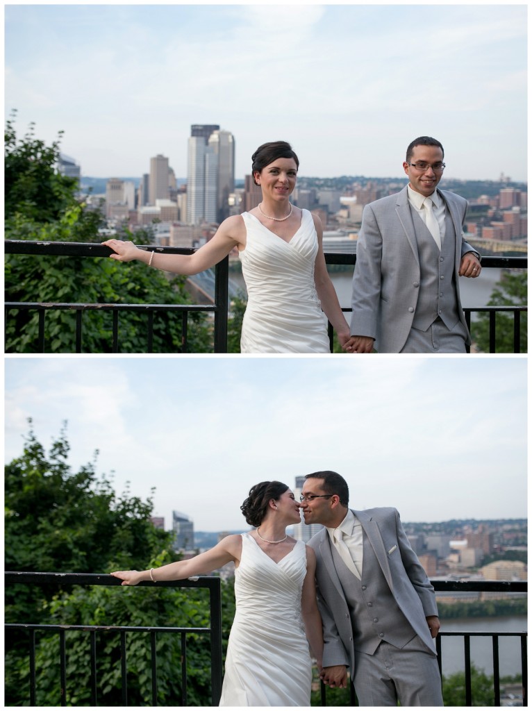Grand Concourse Wedding - Pittsburgh Wedding Photographer - Mount Washington Wedding Photos - Smithfield Street Bridge (13)