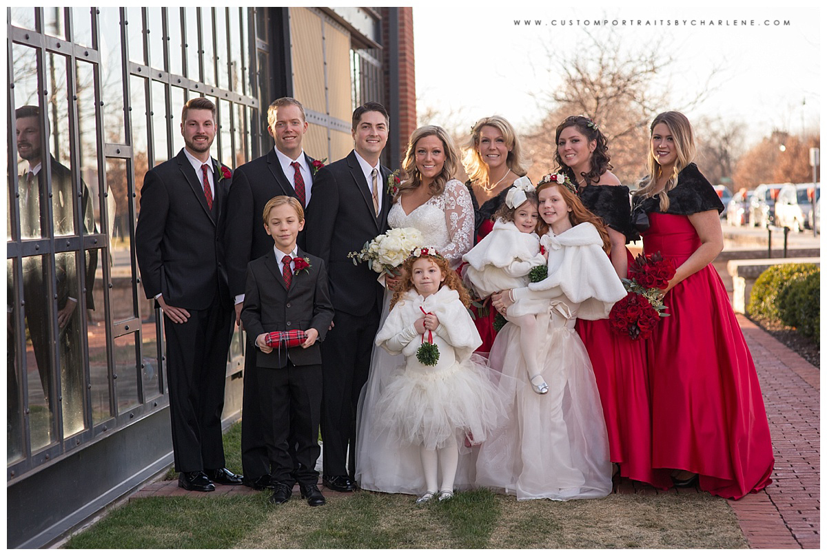 Pittsburgh Wedding Photographer Winter Wedding Columbus Ohio Daughter in Wedding Flower girl poses14